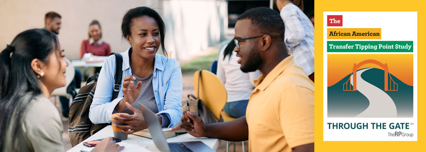 Students having a discussion