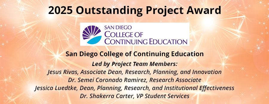 2025 Award Winner - San Diego College of Continuing Education 2025 Award Winner - San Diego College of Continuing Education