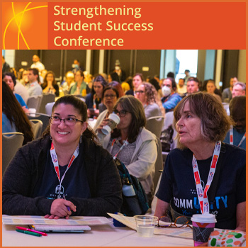 A unique opportunity for California community college professionals to engage with each other on strategies for increasing equitable outcomes, and other important topics.